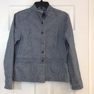 St. John's Bay Button Front Jacket-Size M